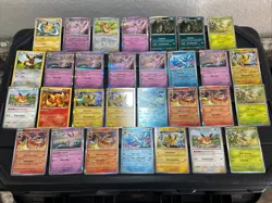 (30) EEVEE CARDS LOT VTG HOLO GLACEON LEAFEON ESPEON JOLTEON EVOLUTION - Image 1