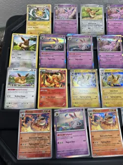 (30) EEVEE CARDS LOT VTG HOLO GLACEON LEAFEON ESPEON JOLTEON EVOLUTION - Image 2