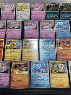 (30) EEVEE CARDS LOT VTG HOLO GLACEON LEAFEON ESPEON JOLTEON EVOLUTION - Image 3