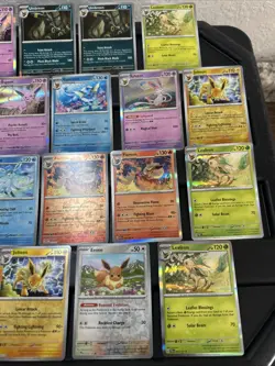 (30) EEVEE CARDS LOT VTG HOLO GLACEON LEAFEON ESPEON JOLTEON EVOLUTION - Image 4