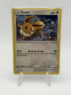 Pokemon Eevee TCG SM235 Sun & Moon Black Star Promo Holo Card LP - Image 1