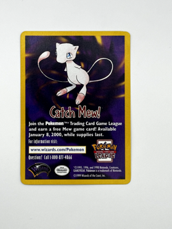 1999 Catch Mew WOTC Promo Card Mew #. NM - Image 2
