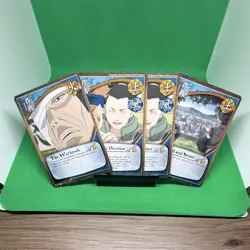 Bandai Naruto CCG 4-Card Lot - Image 1