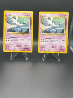 LUGIA 20/64 Neo Revelation RARE non-holo Unlimited Pokemon TCG card lot Of 2! - Image 1