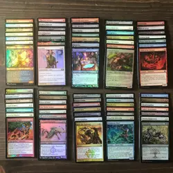 70 FOIL CARD LOT- Magic the Gathering NO DUPLICATES Various Sets NM-DMG MTG - Image 1
