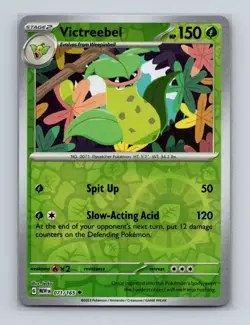 Victreebel 071 2023 Pokemon Scarlet & Violet MEW 151 Reverse Holo Card NM+ - Image 1