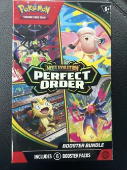 Pokemon TCG ME03 Perfect Order Booster Bundle Factory Sealed New 6 Packs - Image 1