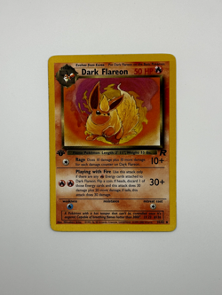 Dark Flareon 35/82 Pokemon 2000 Team Rocket 1st Edition - LP - Image 1