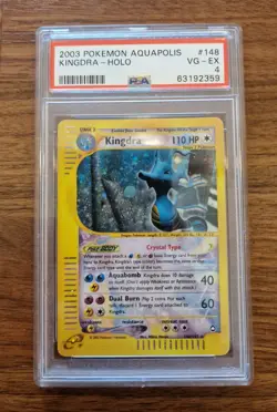 Kingdra Holo #148/147 PSA 4 - Pokemon Aquapolis 2003 Secret Rare - VG-EX - Image 1