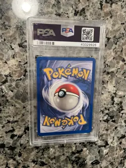 Pokemon 2000 Team Rocket Dark Charizard 4/82 Holo 1st Ed PSA 9 English - Image 2