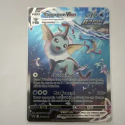 Pokemon TCG Vaporeon VMAX SWSH182 Sword & Shield Promo Holo English 320 HP 2021 - Image 1