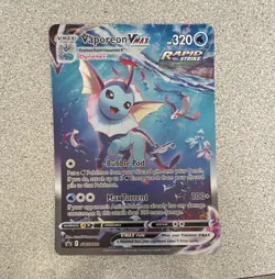 Pokemon TCG Vaporeon VMAX SWSH182 SWSH Promo Oversized Holo English 320 HP - Image 1