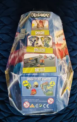 DRAGAMONZ MINI FIGURE MYSTERY 3 PACK 18 TRADING CARDS SPIN MASTER 2019 PKG WEAR 778988169698 - Image 2