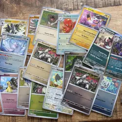 50 Pokemon Holo & Reverse Holo Card Lot Mixed Sets - No Duplicates - NM - Image 2