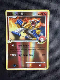 Infernape 43/111 Rising Rivals Reverse Holo Pokemon Card TCG - Image 1