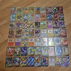 🔥🔥Pokemon Card Lot 63, Holo Rares, Full Art, Ex, V, Vmax, Vstar - Image 1