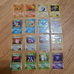 🔥🔥Japanese Pokemon Card Lot 16, Holo Rare, Nidoking, Zapdos, Steelix - Image 1