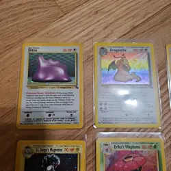 🔥🔥Pokemon Card Lot 6, Vintage Holos, Fossil, Jungle, Dragonite, Zapdos - Image 2