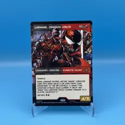 MTG Carnage, Crimson Chaos (Borderless Foil) Marvel's Spider-Man 227 NM - Image 1
