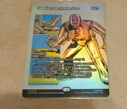 Simulacrum Synthesizer Borderless FOIL Marvel Universe Eternal-Legal MTG MINT - Image 1