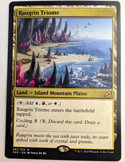 Wizards of the Coast Raugrin Triome 251/274 Ikoria Rare Regular EN MTG Land - Image 1