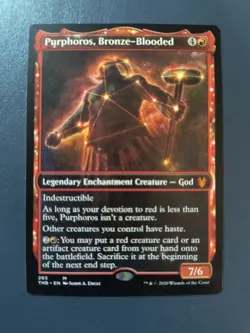 Purphoros, Bronze-Blooded (Showcase) Theros Beyond Death Regular - Image 1