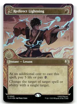 Redirect Lightning (Showcase) 343 Avatar: The Last Airbender Foil NM/M MTG - Image 1