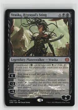 Vraska, Betrayal's Sting 115 Phyrexia: All Will Be One ONE MTG Magic - Image 1