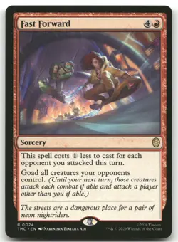 Fast Forward #24 (NM) Commander: Teenage Mutant Ninja Turtles TMC Magic MTG - Image 1