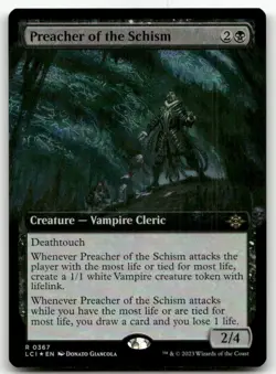 Preacher of the Schism (Extended Art) #367 (Foil) NM Lost Caverns of Ixalan - Image 1