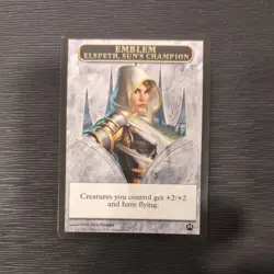Emblem - Elspeth, Sun's Champion #11 (LP) Theros THS Magic MTG - Image 1