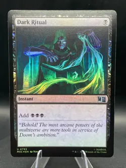 MTG Dark Ritual #0793 FOIL Marvel Super Heroes Dr. Doom MSC MCU WOTC - Image 1