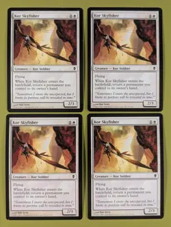 Kor Skyfisher x4 Zendikar 4x Playset Magic the Gathering MTG - Image 1