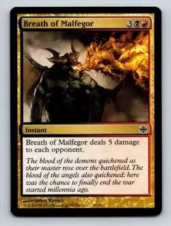 MTG Magic The Gathering Breath of Malfegor Alara Reborn Regular - Image 1