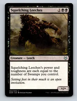 MTG Magic the Gathering Squelching Leeches Regular - Image 1