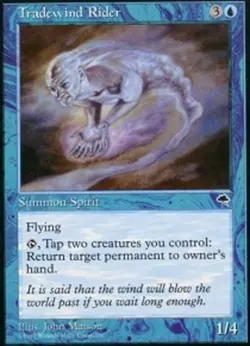 MTG Tradewind Rider, Tempest, Heavily Played, English - Image 1