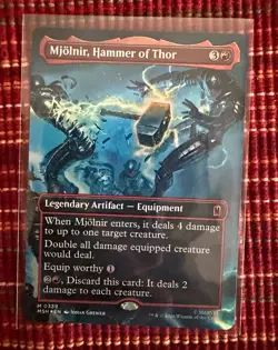 Wizards of the Coast MTG Mjolnir, Hammer of Thor Marvel Mythic 0339 Foil EN - Image 1