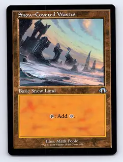 Snow-Covered Wastes (Retro Frame) U Modern Horizons 3 439 NM - Image 1