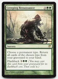Creeping Renaissance 174 Rare Innistrad Magic: The Gathering Lightly Played - Image 1