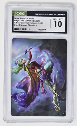 Terra, Herald of Hope (20/53) Gold-Stamped CGC 10 (2025) MTG: Final Fantasy - Image 1