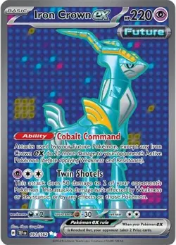 Iron Crown ex 191/162 Temporal Forces TEF Pokemon Card NM - Image 1