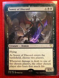 Near Mint - Sower of Discord - Commander 2018 (C18) MTG - Image 1
