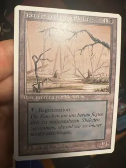 German Misprint Drudge Skeletons Swamp With Regenerate • Pack Fresh • Mtg 1291 - Image 1