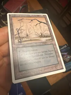German Misprint Drudge Skeletons Swamp With Regenerate • Pack Fresh • Mtg 1291 - Image 2