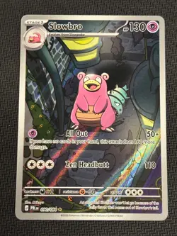 Slowbro 090/084 Mega Evolution Pitch Black Pokemon TCG NM Illustration Rare - Image 1