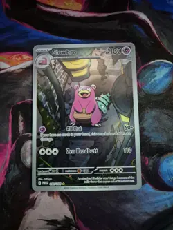 Slowbro 090/084 Pitch Black Illustration Rare Full Art Holo EN Pokemon TCG - Image 1