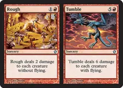 MTG magic cards 1x Rough // Tumble Commander 2013 Light Play, English - Image 1
