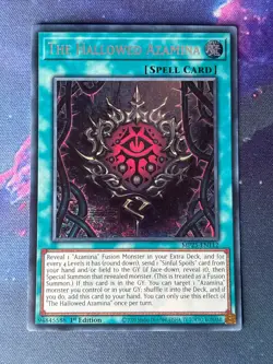 The Hallowed Azamina (NM) - MP25-EN112 - Prismatic Secret Rare - 1st Edition - Image 1