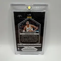 Panini 2023-24 Mosaic Victor Wembanyama City Edition Rookie Blue Reactive #282 - Image 2