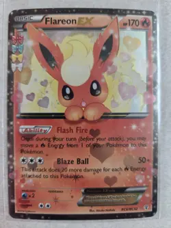 2016 Pokemon Generations Flareon EX #RC6/RC32 Radiant Collection NM - Image 1